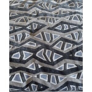 Eastern Accents Cali KING/KING  Luxury bed scarf raised pattern gray abstract